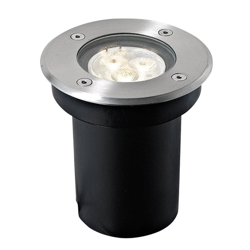 OUTDR,LED INGROUND,RD,3X1W,SS