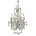 Imperial 4 Light Spectra Crystal Polished Chrome Mini Chandelier