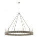 Abaca 12-Light chandelier in  Polished Nickel