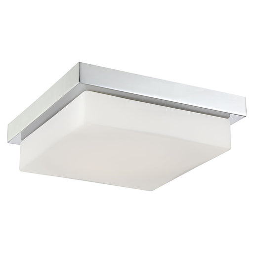 BARLOW,1LT LED FLUSH,LRG,WHITE