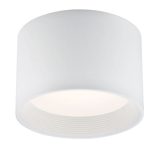 BENTON,1LT LED FLUSH,LRG,WHITE