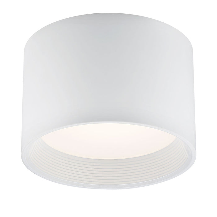 BENTON,1LT LED FLUSH,LRG,WHITE