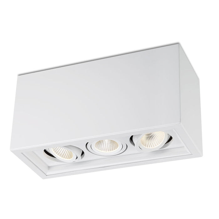 SANTO,3LT LED FLUSHMNT,33W,WHT