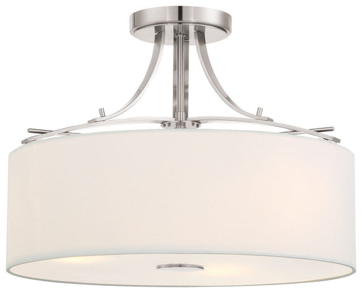 3 LIGHT SEMI FLUSH