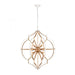 Laguna Beach 8-Light Chandelier in Gold and White