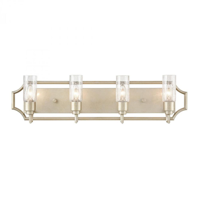 Cheswick 4-Light vanity light in  Aged Silver