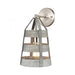 Brigantine 1-Light sconce in  Weathered Driftwood / Satin Nickel