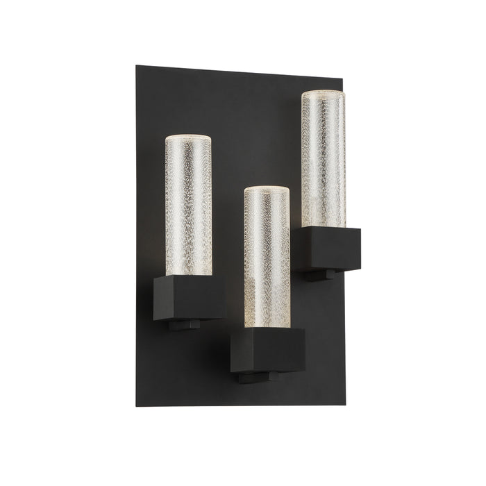 OUTDR,LED SCONCE,3LT,SM,BLK