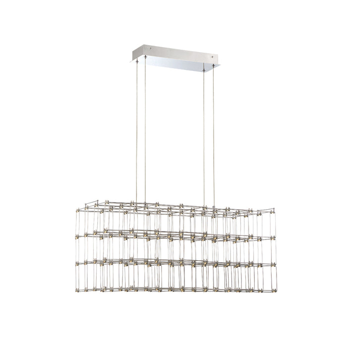 LINWOOD,LED CHANDELIER,RECT,CH