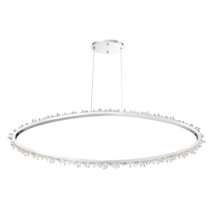 SCOPPIA,LED CHNDLR,OVAL,CHR