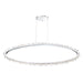 SCOPPIA,LED CHNDLR,OVAL,CHR