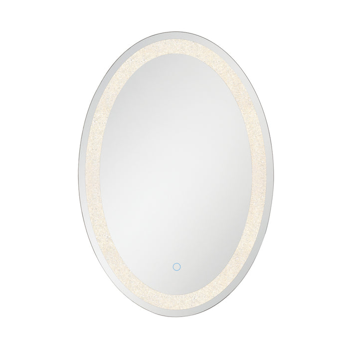 MIRROR,LED,BACK-LIT,OVAL,CRYST