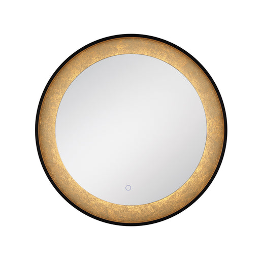 MIRROR,LED,EDGE-LIT,RND,GOLD