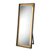 MIRROR,LED,FREESTND,RECT,GLD