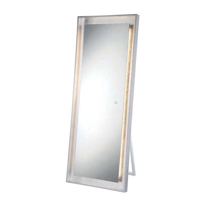 MIRROR,LED,FREESTND,RECT,SLV