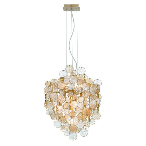 Trento 7 light Chandelier in antique gold