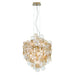 Trento 7 light Chandelier in antique gold