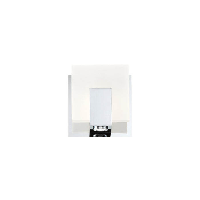 CANMORE,1LT LED SCONCE,CHROME