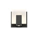 CANMORE,1LT LED SCONCE,BLACK