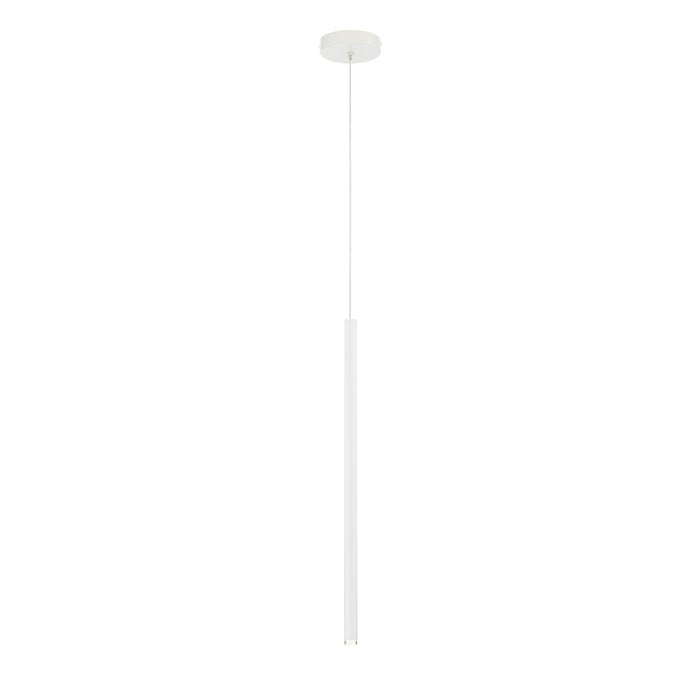 NAVADA,1LT LED PENDANT,MED,WHT