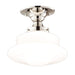 1 LIGHT SEMI FLUSH