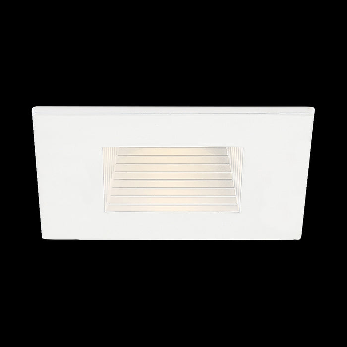 LED REC,2.5IN,SQ BAFF,8W,40K,W