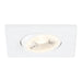 LED REC,3IN,SQ GMBL,8W,30K,WHT