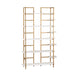 Kline Shelving Unit in White and Gold