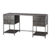 Gunthery 4-Drawer Desk in Graphite