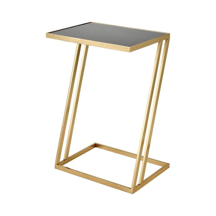 Kingsroad Accent Table in Gold and Black - Rectangular