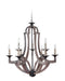 9 Light Chandelier