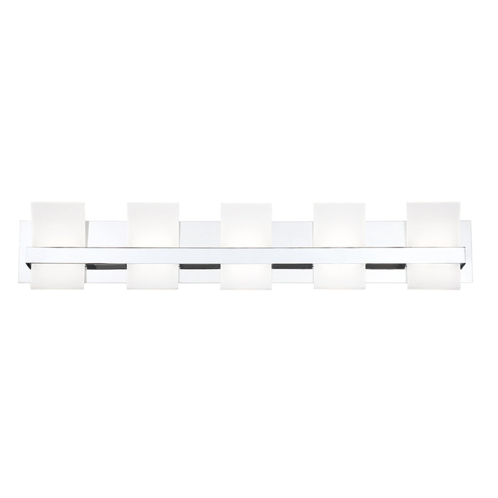 CAMBRIDGE,5LT LED BATHBAR,CHR