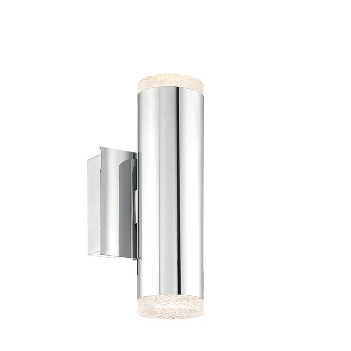 SEATON,2LT LED WALL SCONCE,CHR