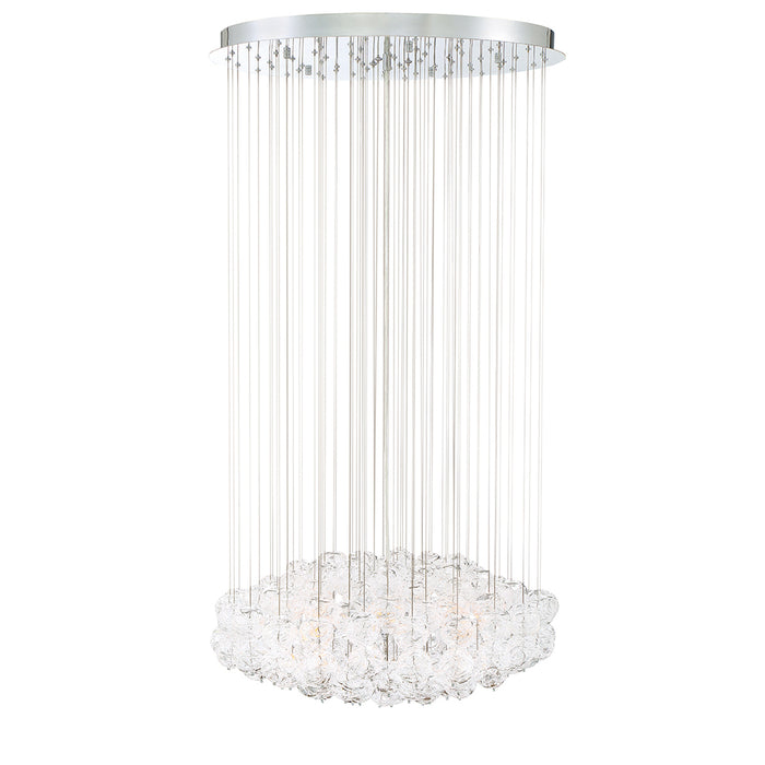 RIVERDALE,8LT CHANDELIER,CHR