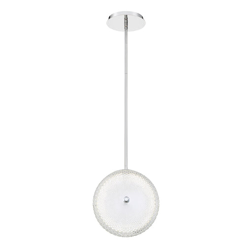 CALEDONIA,LED PENDANT,LRG,CLR