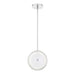 CALEDONIA,LED PENDANT,LRG,CLR