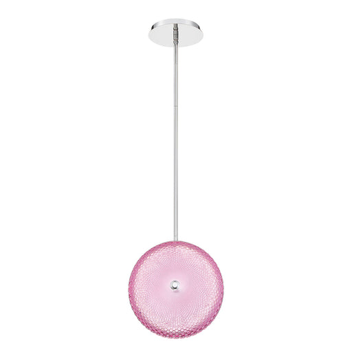 CALEDONIA,LED PENDANT,LRG,PINK