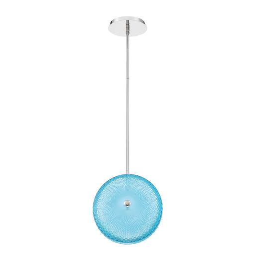 CALEDONIA,LED PENDANT,LRG,BLUE