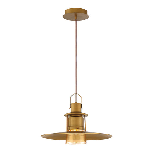 LAMPORT,1LT LED PEND,BRASS