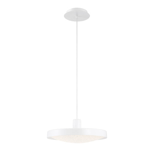 SANDSTONE,LED PENDANT,MED,WHT