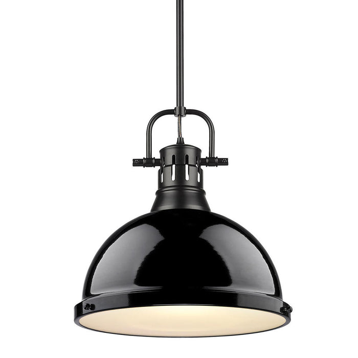 Duncan 1 Light Pendant with Rod