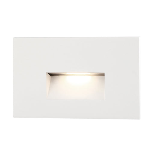 STEP LT,HRZ,RECESSED TRIM,WHT