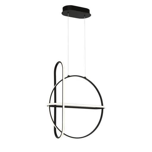 BERKLEY,CHANDELIER,LED,M BLK