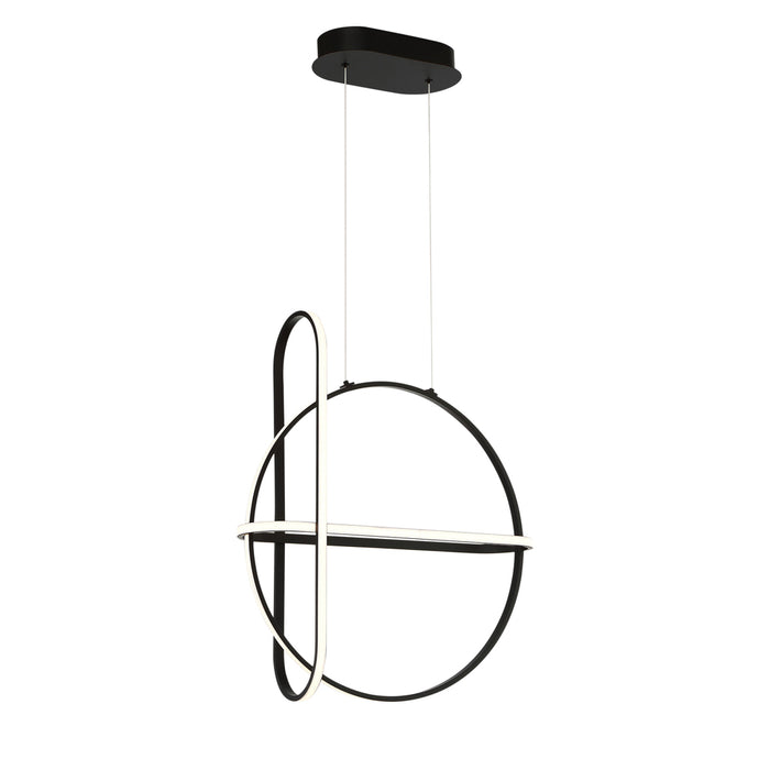 BERKLEY,CHANDELIER,LED,M BLK