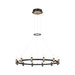 ALBANY,CHANDELIER,12LT,LED,BLK