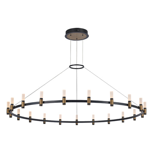 ALBANY,CHANDELIER,21LT,LED,BLK