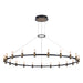 ALBANY,CHANDELIER,21LT,LED,BLK