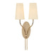 2 LIGHT WALL SCONCE