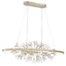 CLAYTON,CHANDELIER,LED,SLV/GOL