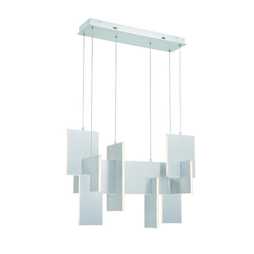 Coburg 1 light Chandelier in aluminium